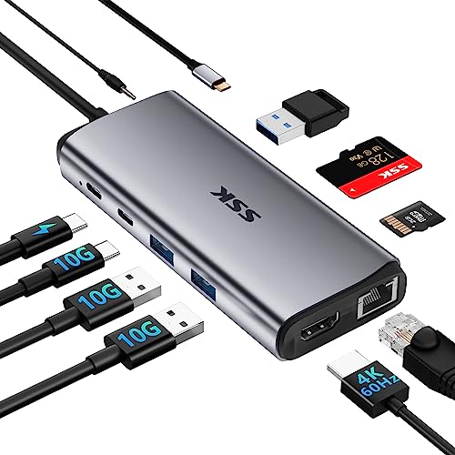 SSK USB C Hub Ethernet Adapter - The Ultimate Connectivity Solution