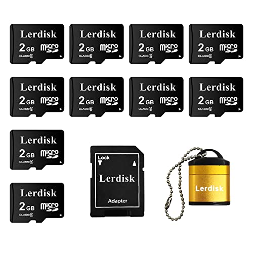 Lerdisk Factory Wholesale Micro SD Card Bulk Pack (2GB Class 6)