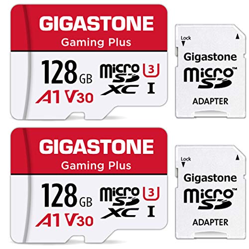 Gigastone 128GB Micro SD Card with Adapter