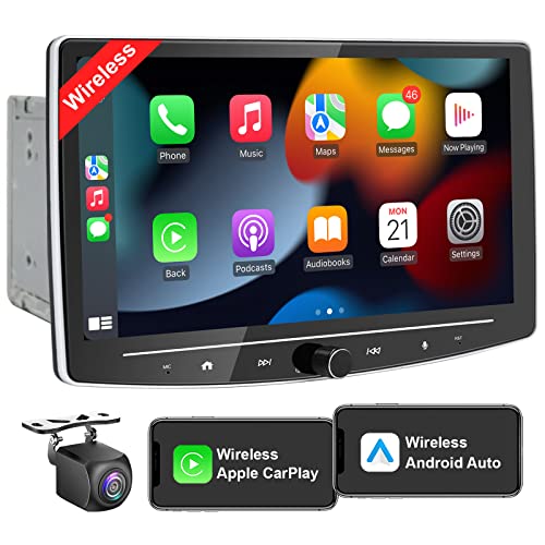 Wireless Carplay & Android Auto Double Din Car Stereo