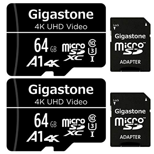 Gigastone 64GB Micro SD Card 2-Pack