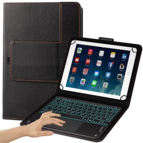 EOSO TouchPad Keyboard Case for 9-11 Inch Tablets