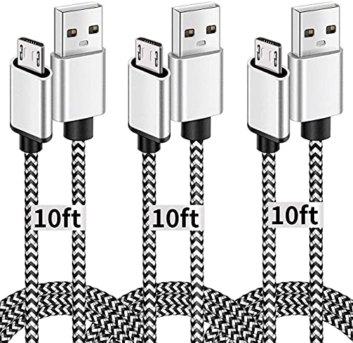 Deegotech Micro USB Cable, 10ft Android Charger Cable