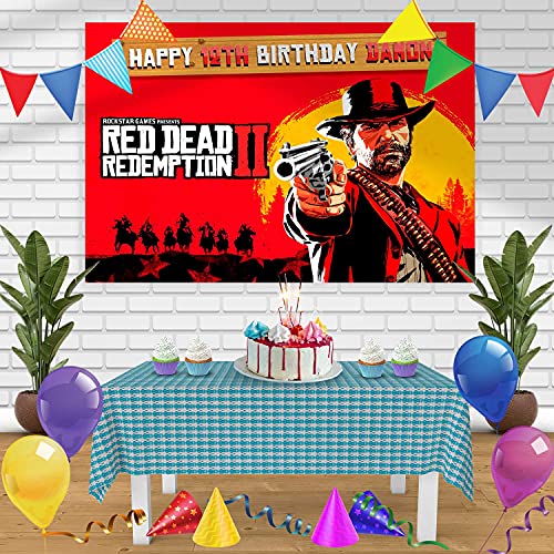 Red Dead Redemption 2 Birthday Banner