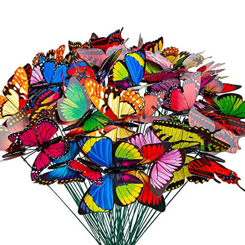 HOWLT Butterfly Stakes - Colorful Garden Decorations