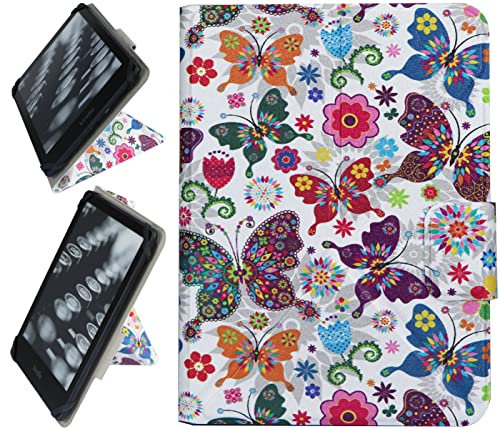 Universal Case Cover for 6''-6.8" eReaders and Tablets - Butterfly