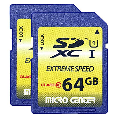 64GB SD Card 2 Pack by Micro Center
