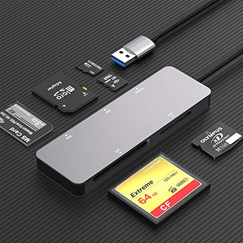 Rocketek 5 in 1 USB 3.0 Memory Card Reader