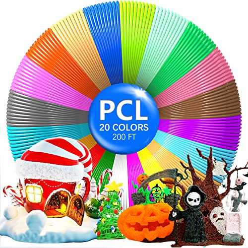 20 Colors 3D Printing Pen PCL Filament Refills