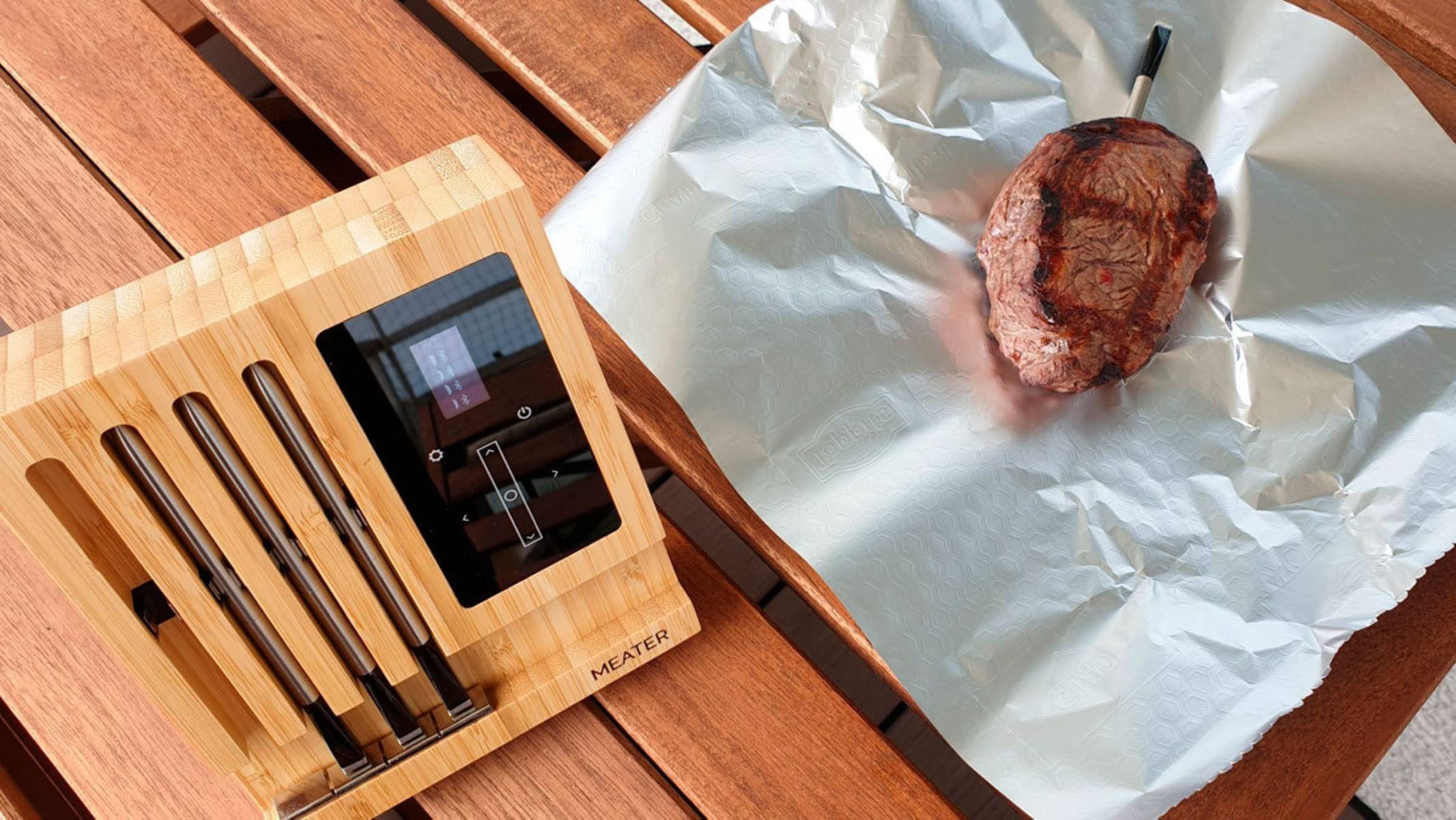 NEXTAMZ Digital Wireless 2 Dual Probe Meat Thermometer Kitchen