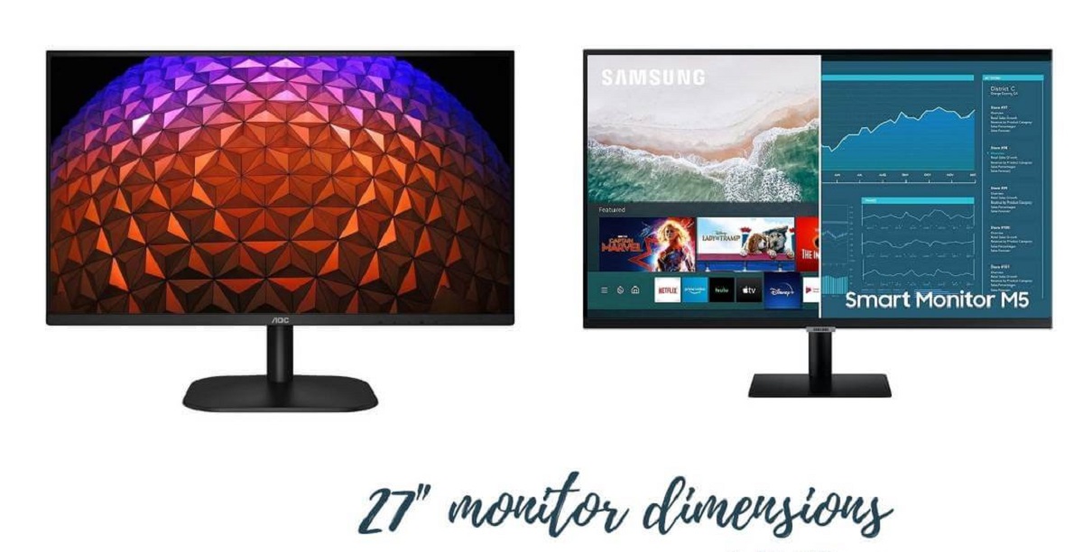How Big Is A 27 Inch Monitor