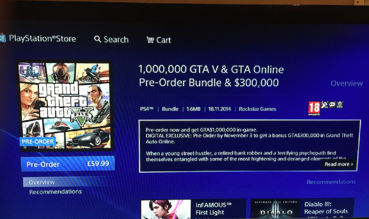 How Much Is Gta 5 On Playstation Store