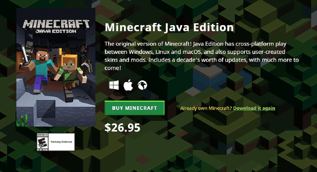 how-much-is-minecraft-on-pc