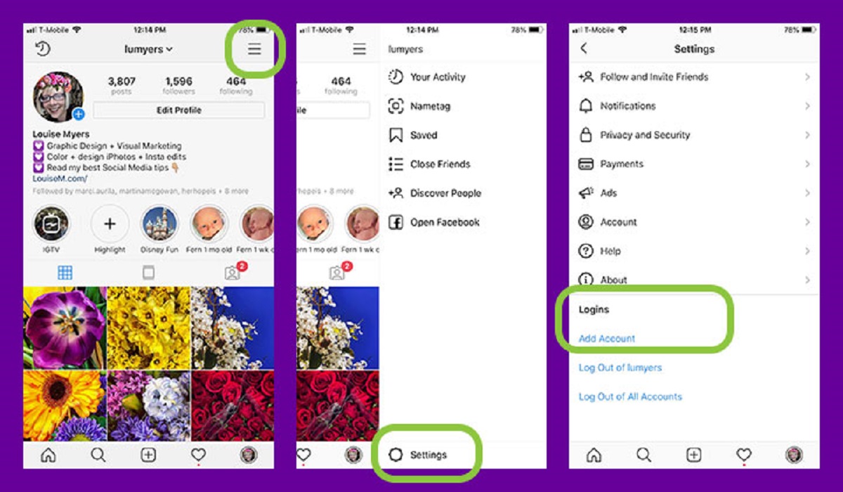 how-to-add-account-to-instagram
