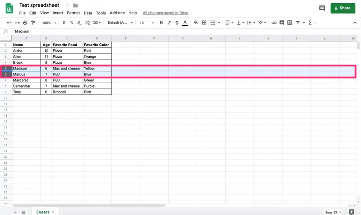 how-to-add-row-in-google-sheets