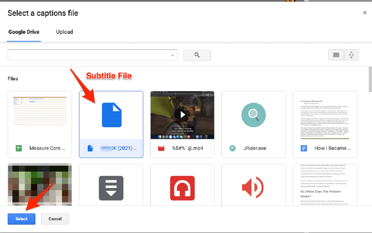 How To Add Subtitles In Google Drive