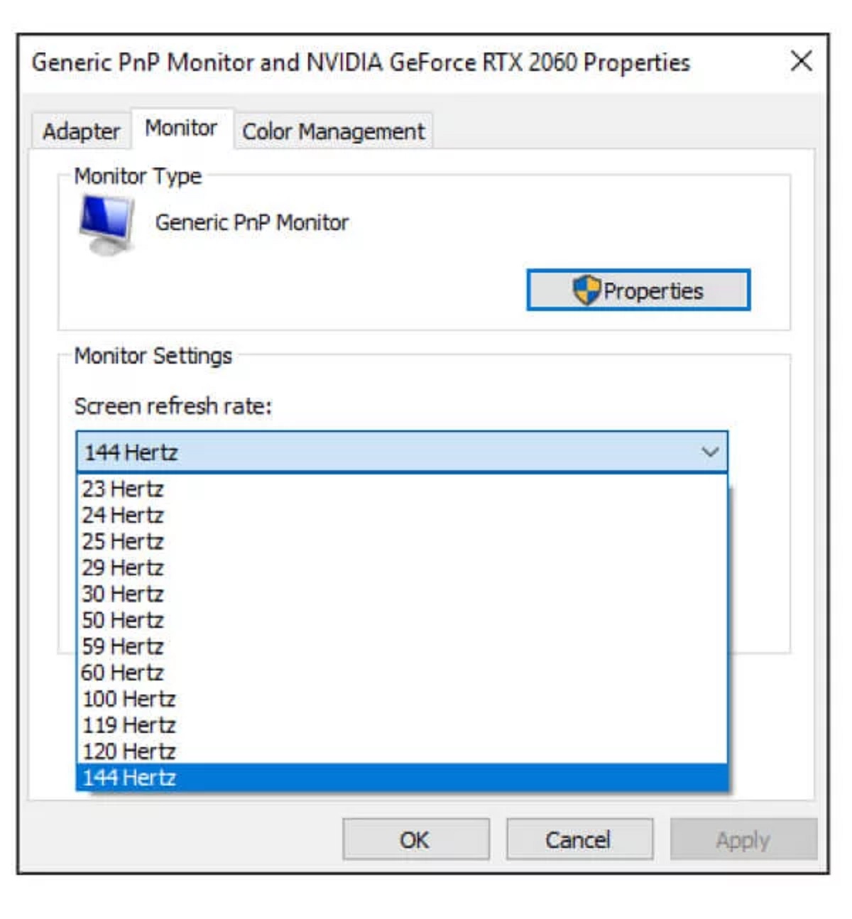 how-to-change-monitor-hz