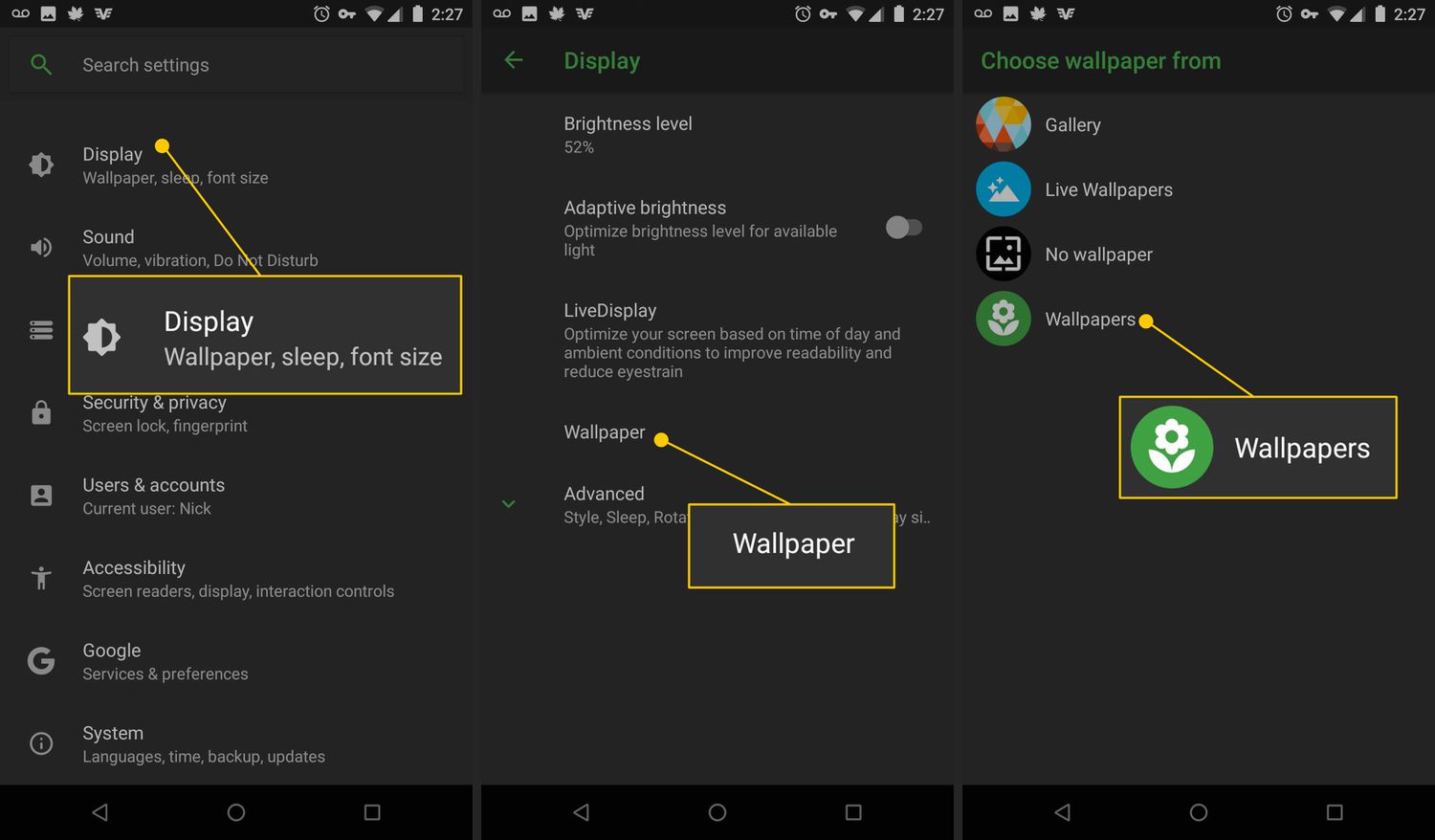 How To Change Wallpaper On Android