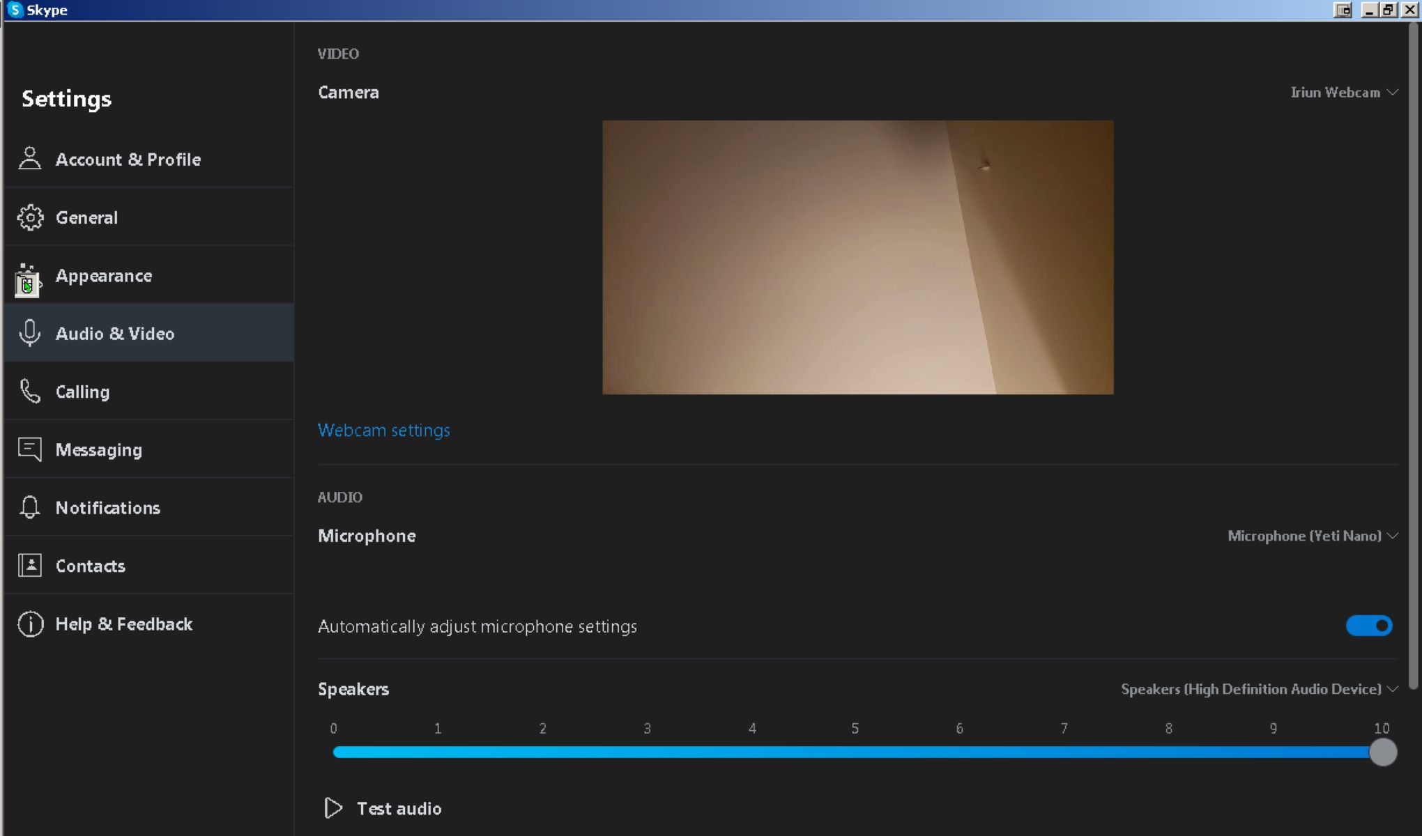 How To Change Webcam On Skype