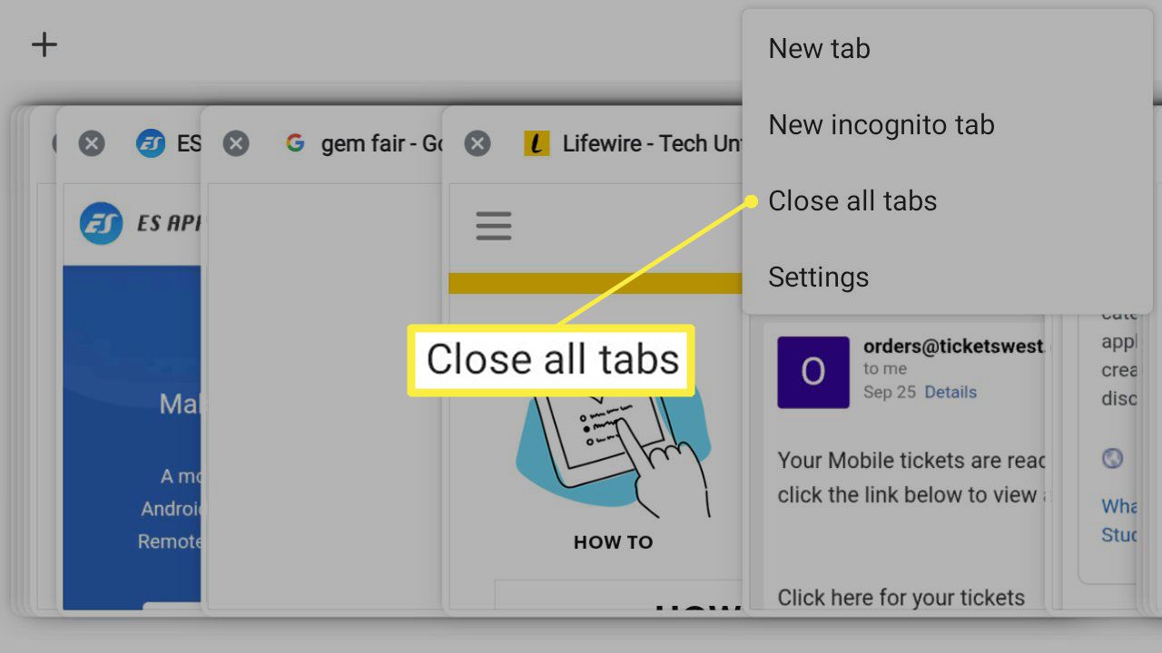 How To Close Tabs On An Android Phone