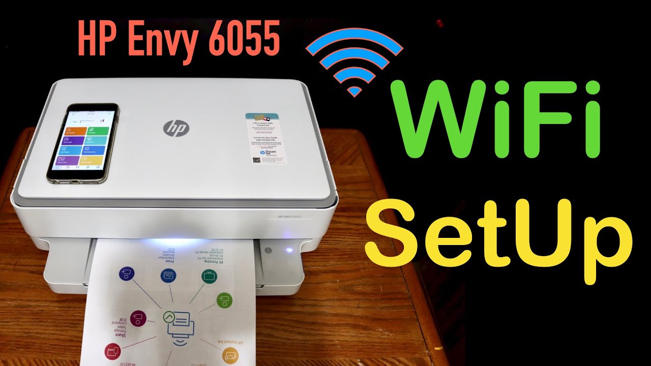 How To Connect Hp Envy 6055E To Wifi