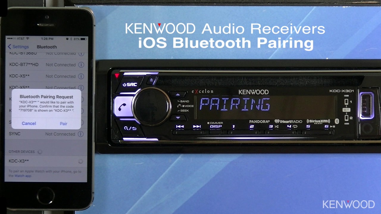 How To Connect Phone To Kenwood Radio Bluetooth