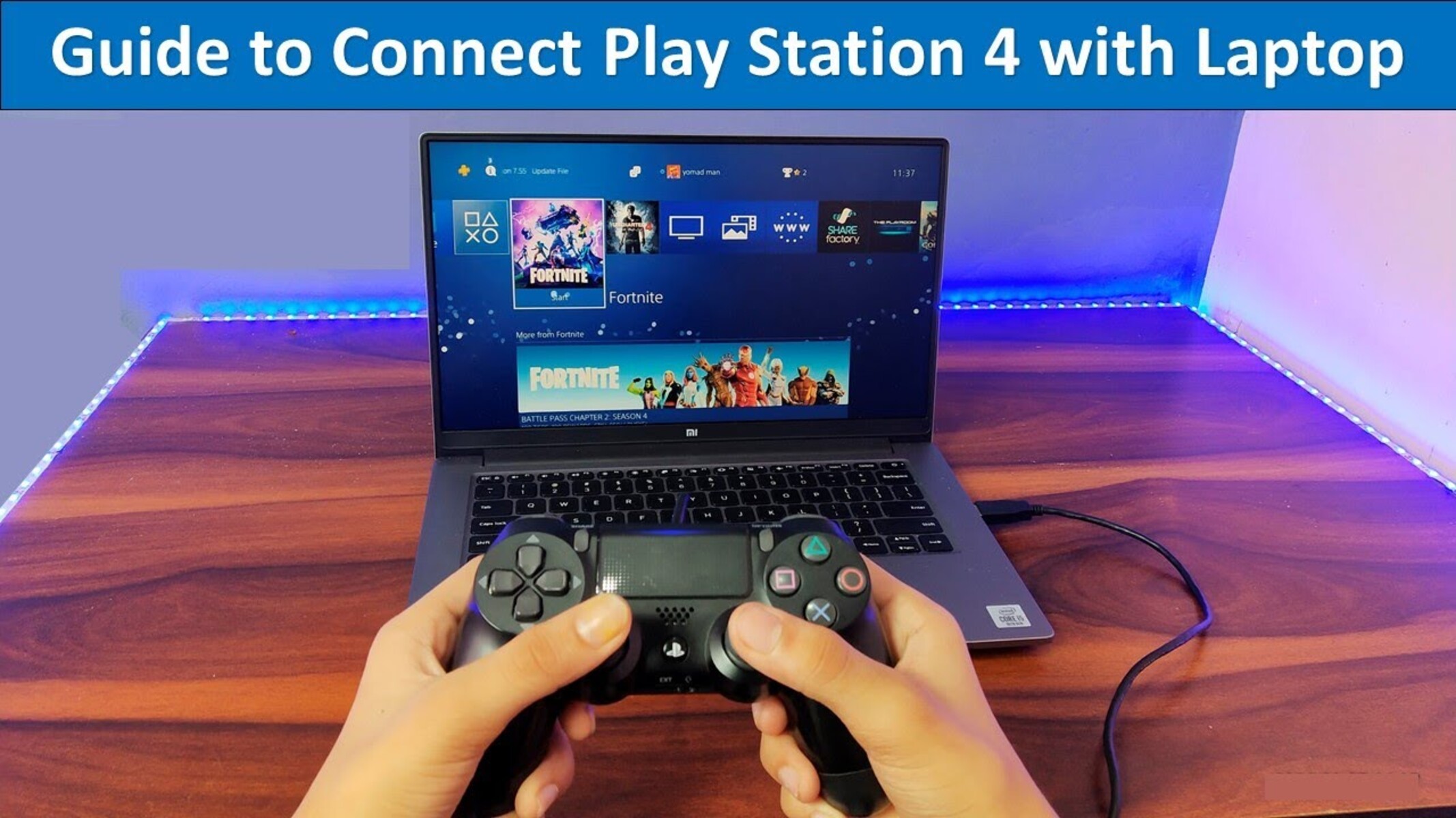 How To Connect PS4 To Laptop With HDMI