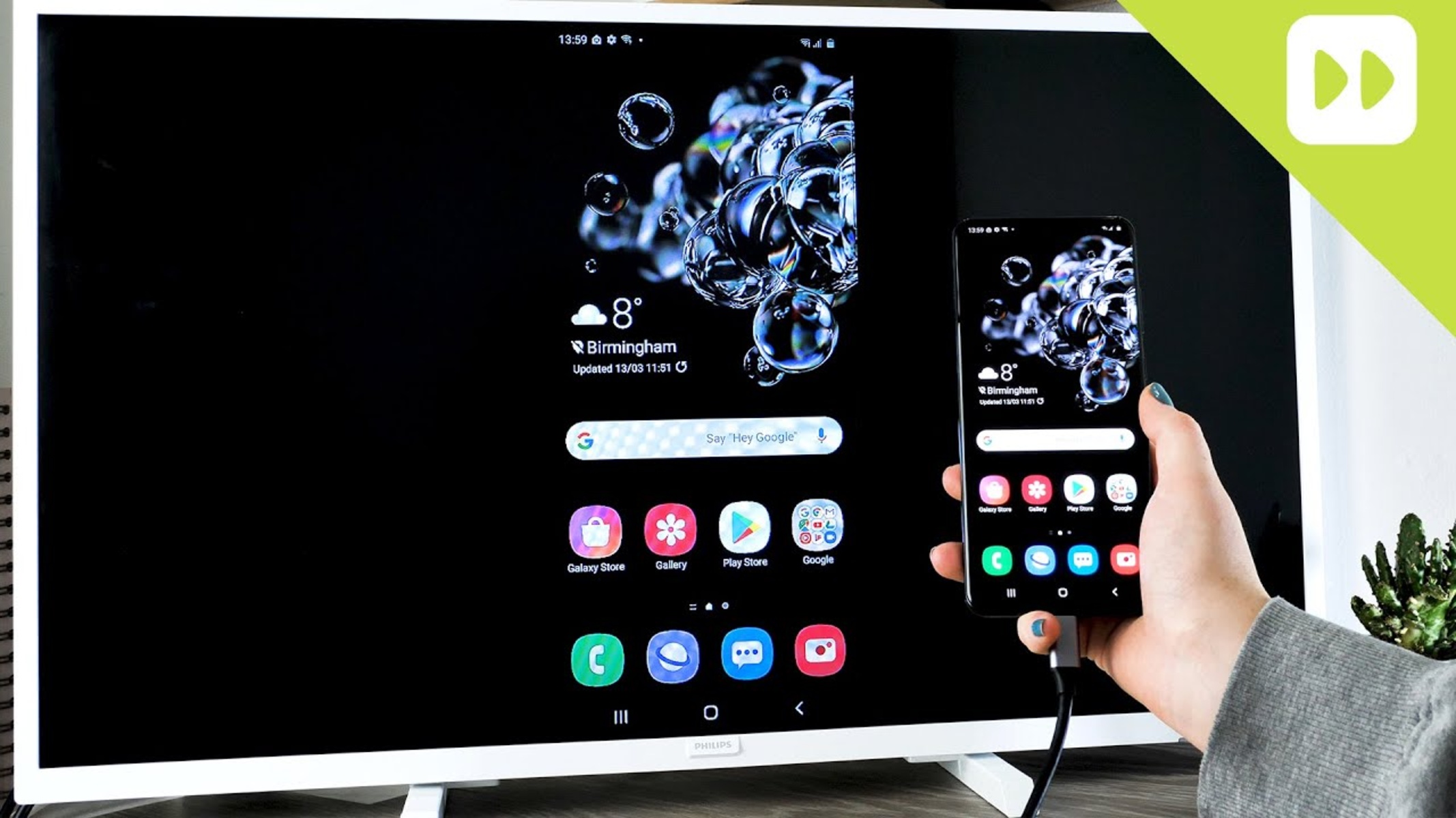 How To Connect Samsung S20 To Tv With HDMI