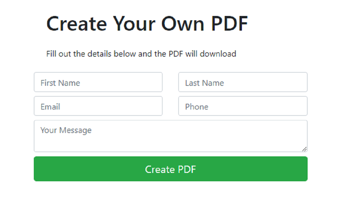 How To Create A Pdf File Using PHP