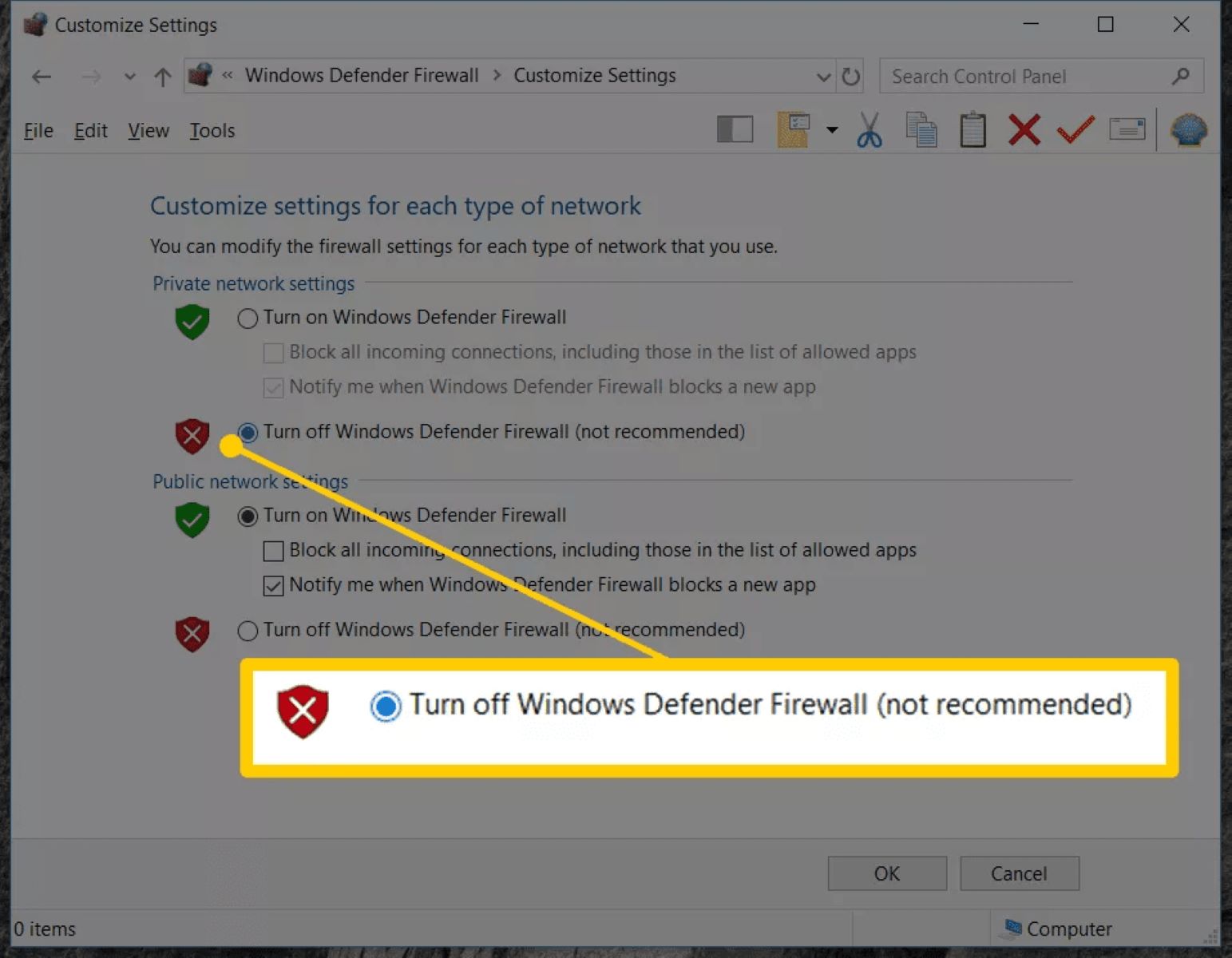 How To Disable Antivirus And Firewall