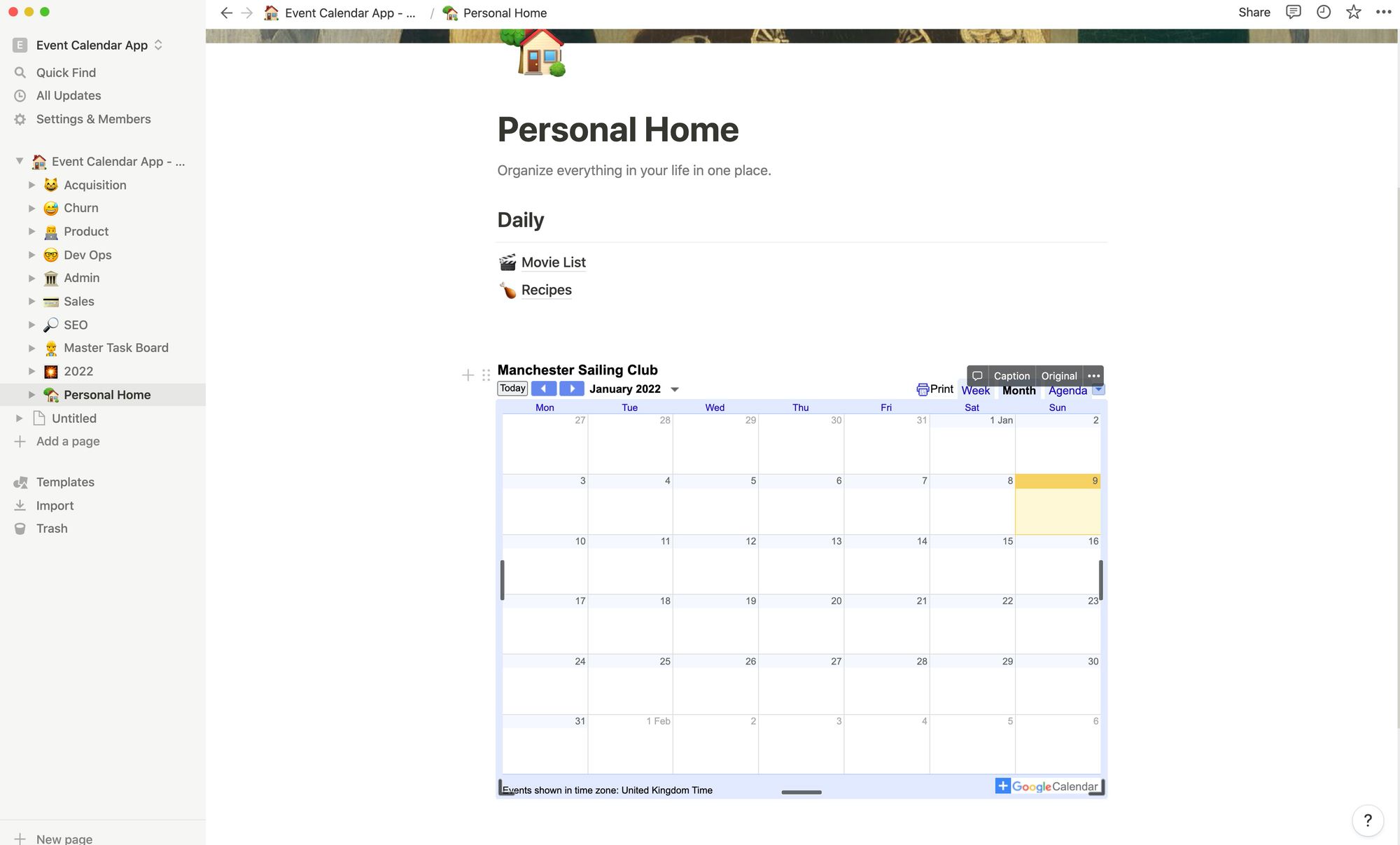 How To Embed Google Calendar In Notion Robots net