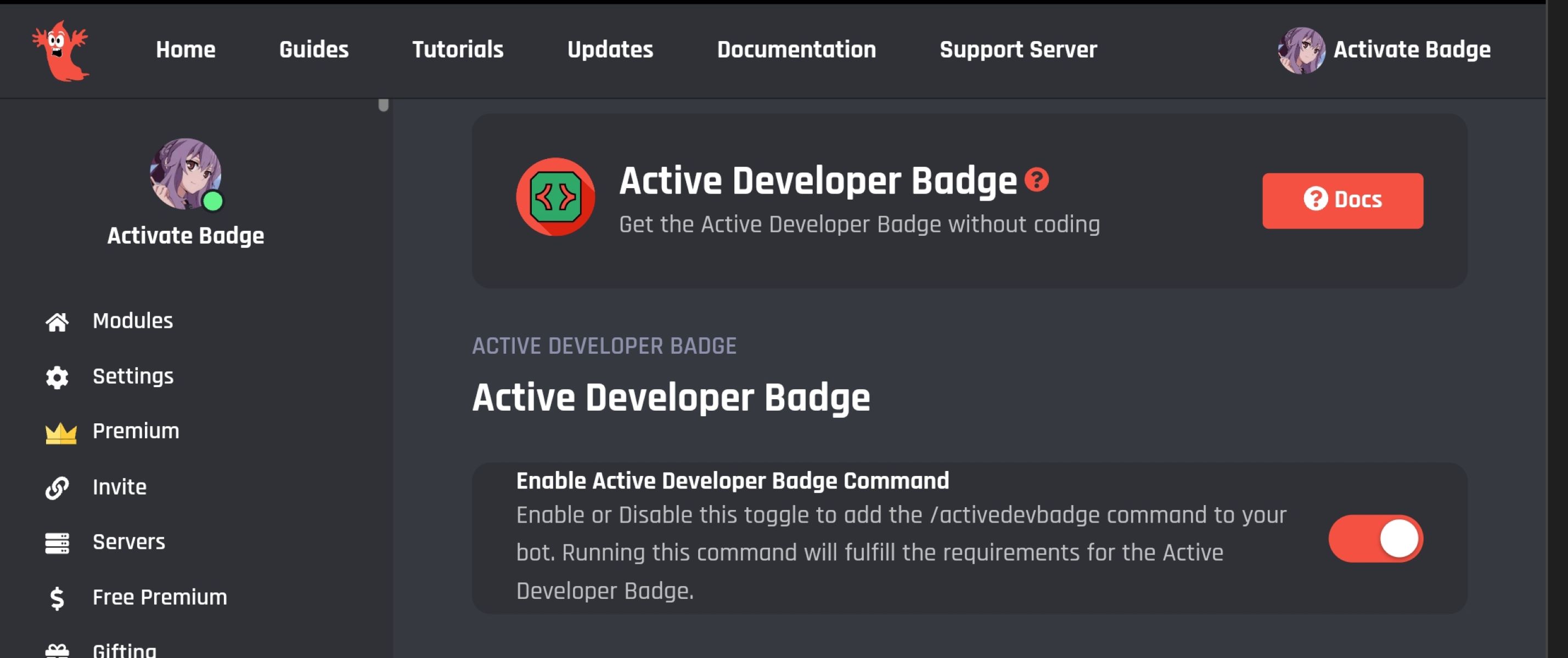 GitHub - Kopiium/discord-active-developer: Discord Bot to get the discord  active dev badge, written fully in typescript and made easy for beginners