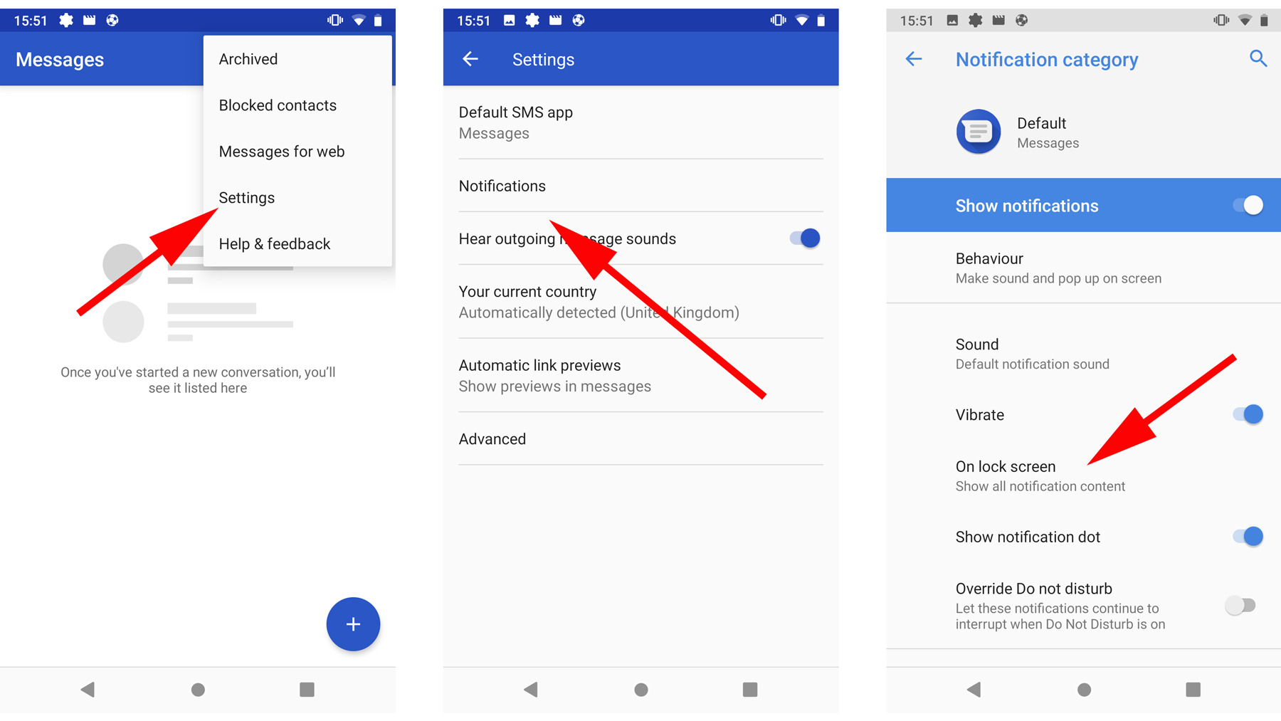 How To Hide Messages On Android Robots