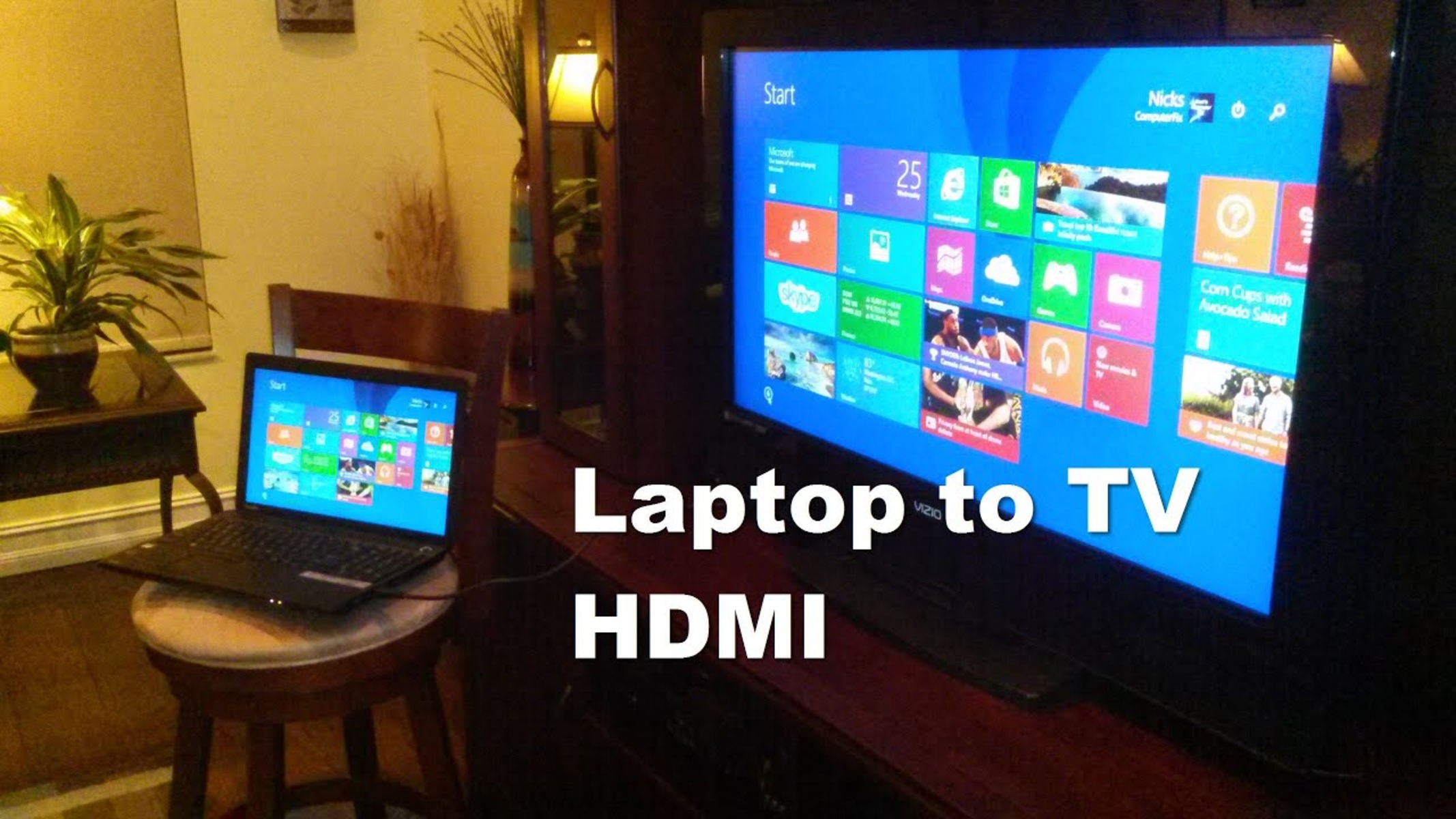 How To Hook Up Laptop To Tv HDMI