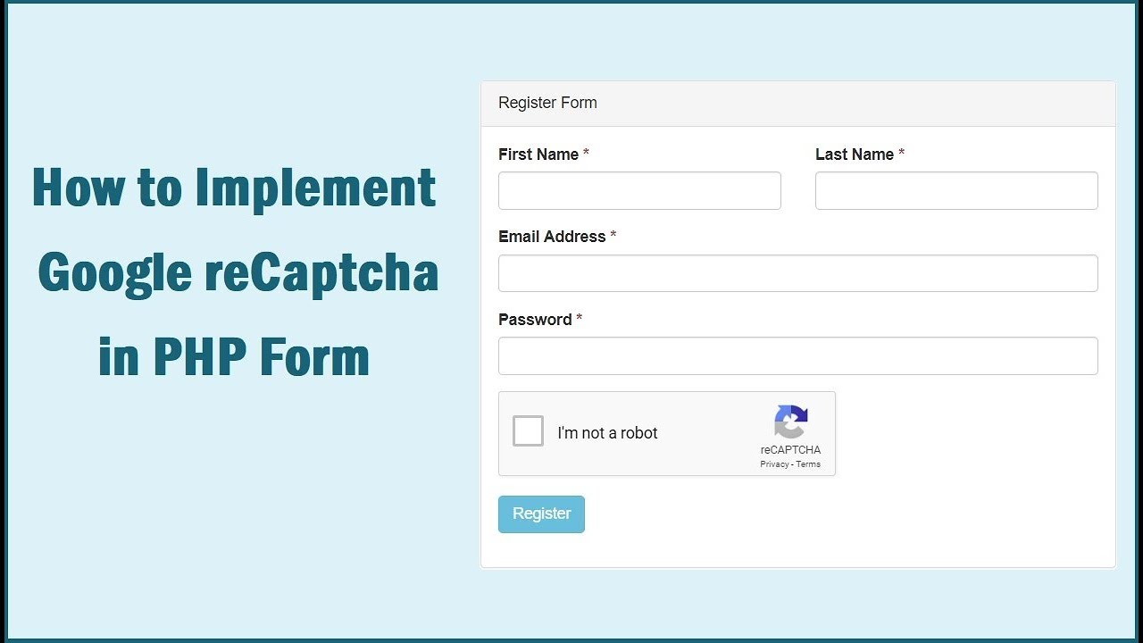 How To Implement Recaptcha In PHP