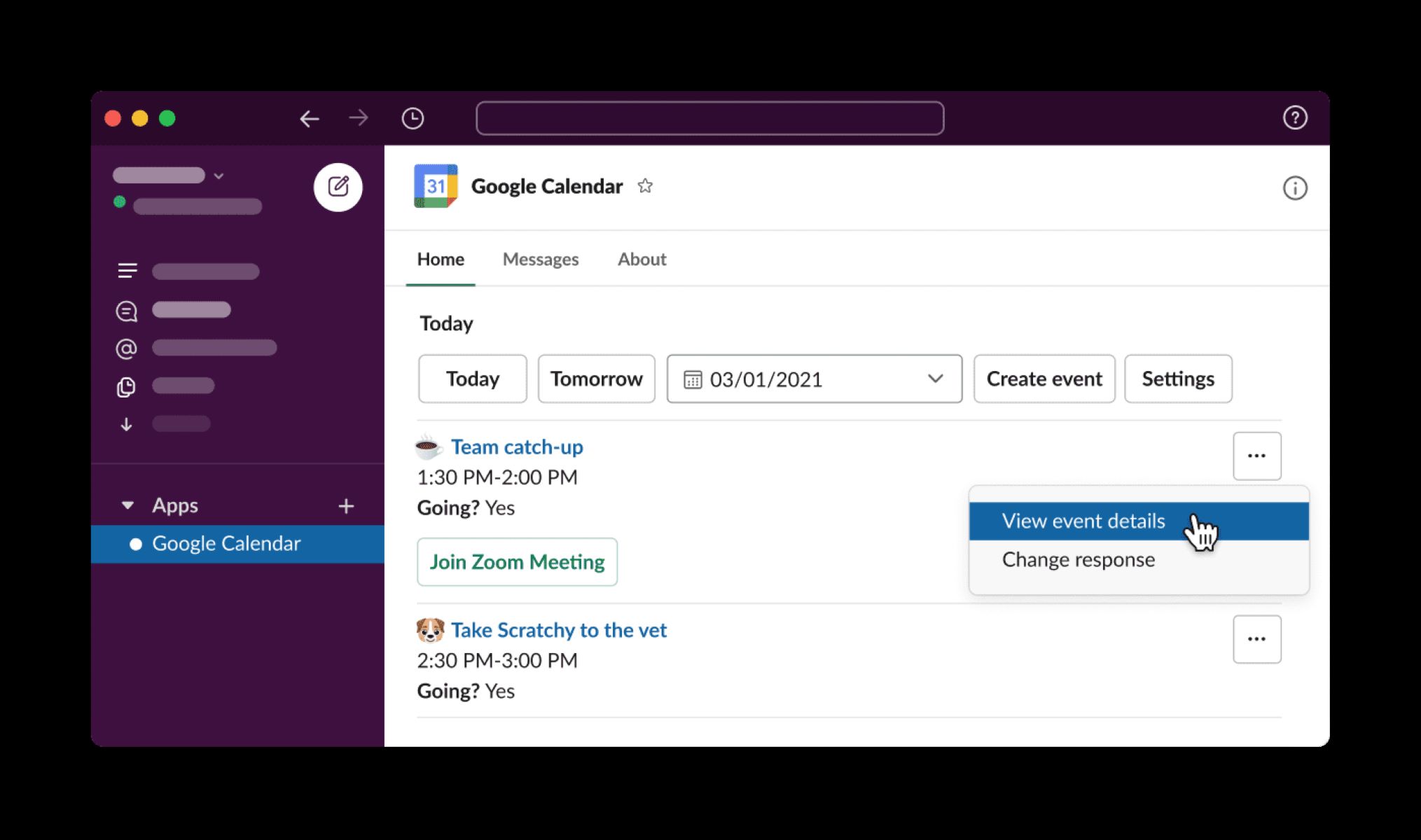 How To Link Slack And Google Calendar