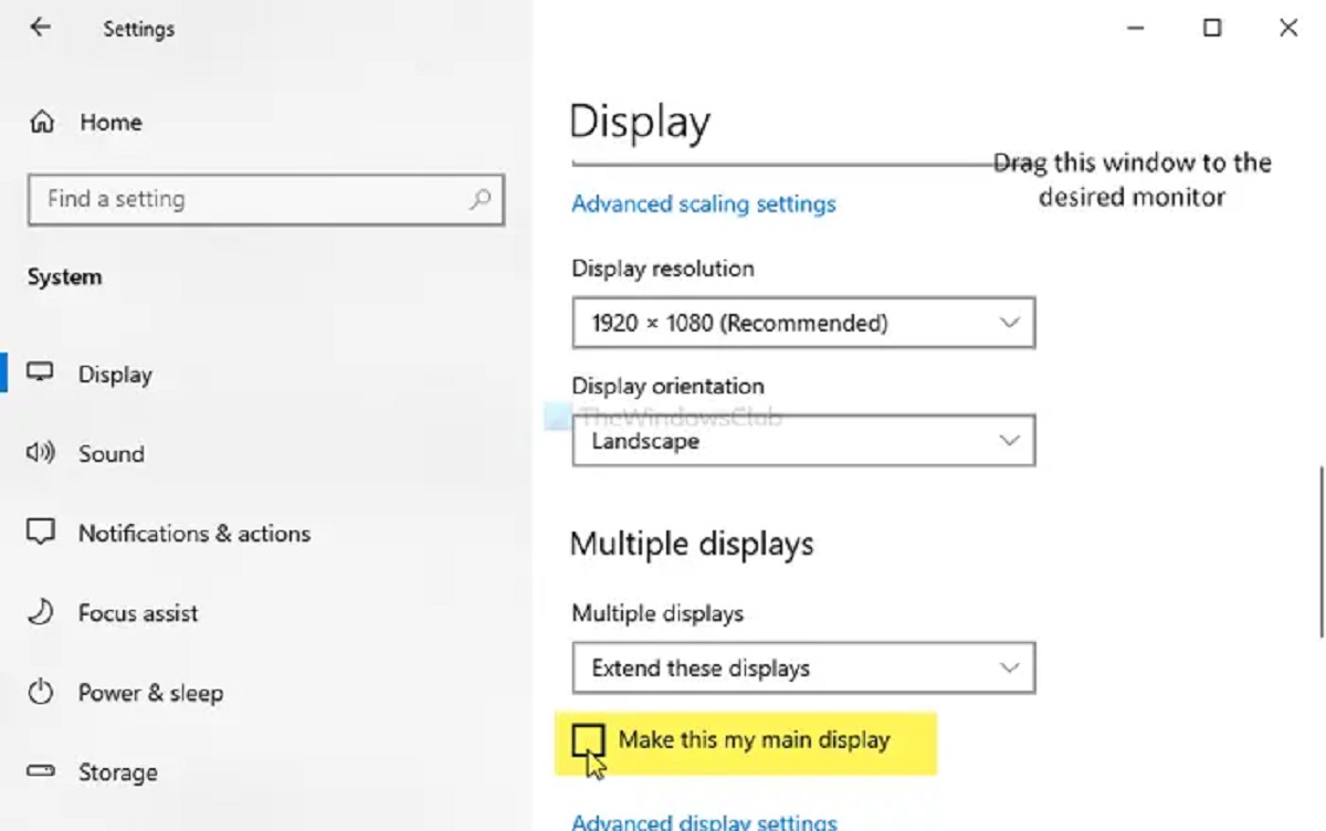 How To Make A Program Open On A Specific Monitor Windows 10