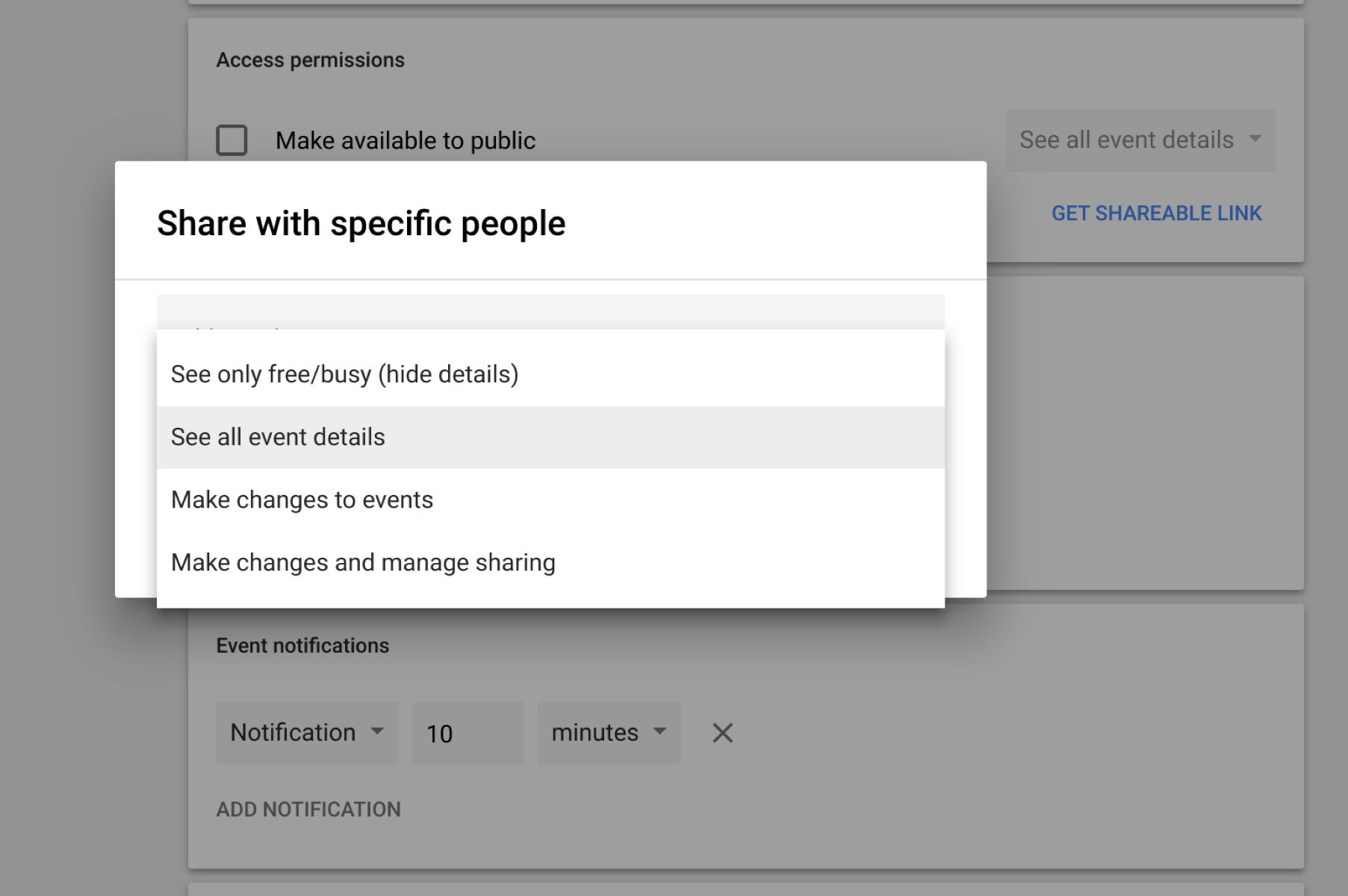 How To Make My Google Calendar Private