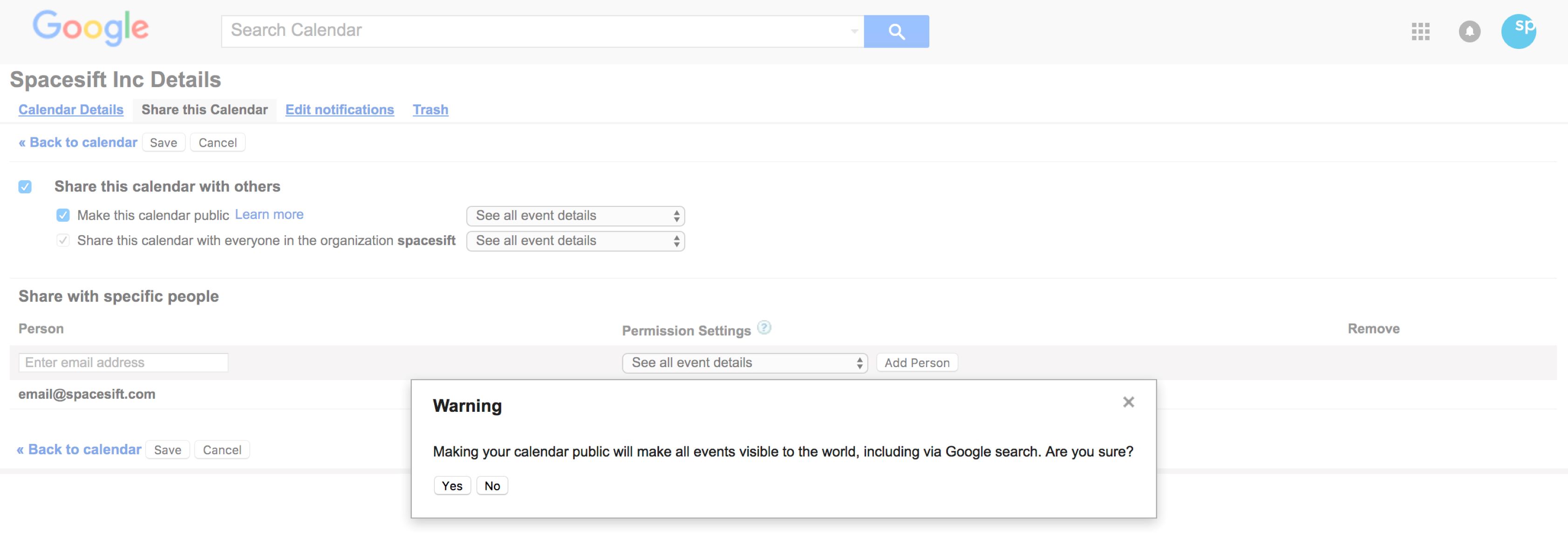 How To Make Your Google Calendar Public