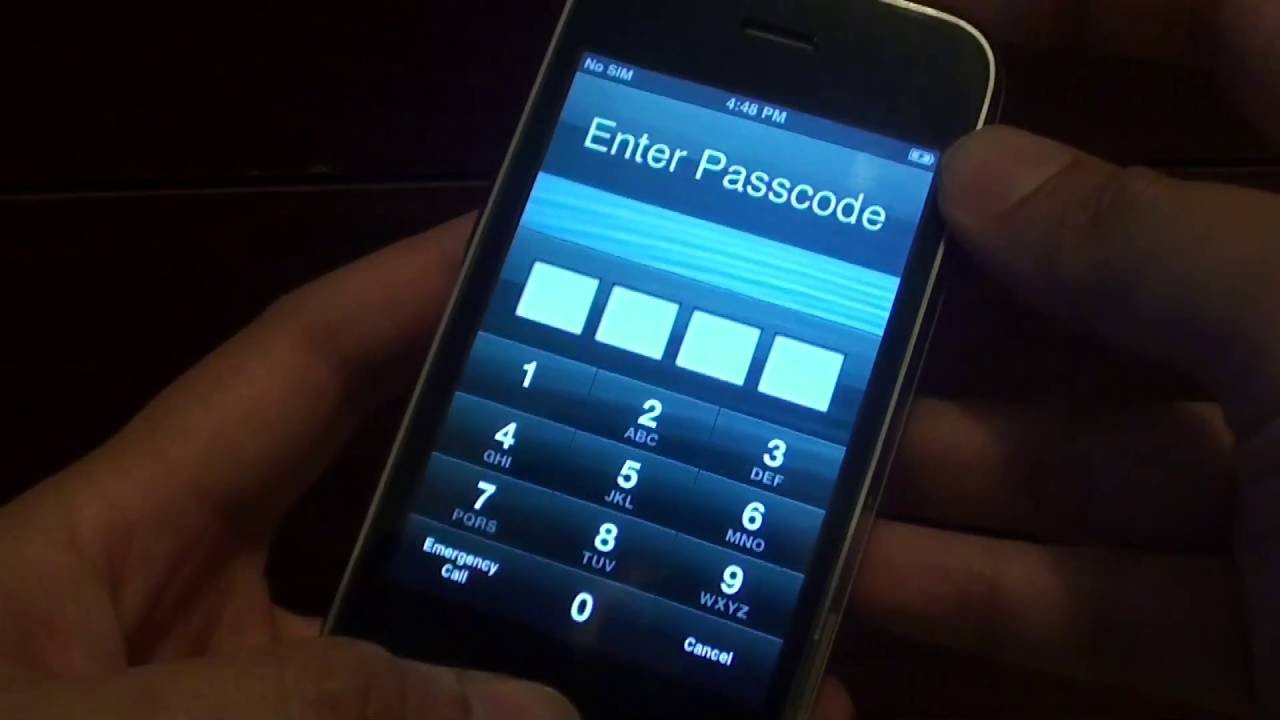 How To On Lock Iphone 3G