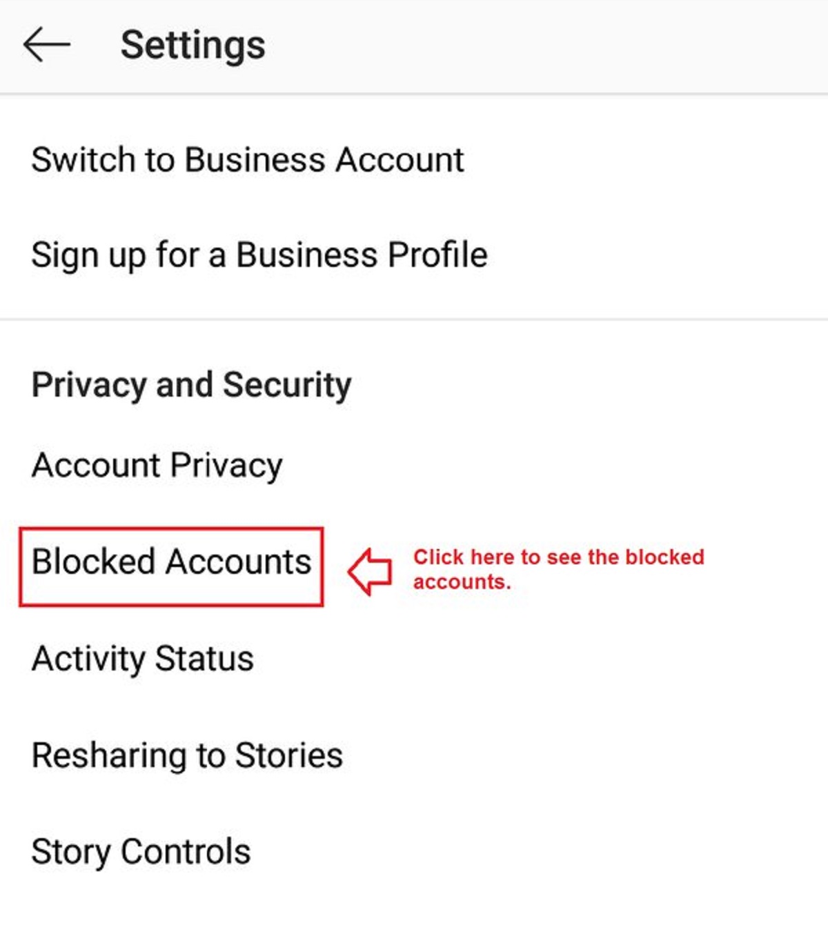 How To See Blocked On Instagram