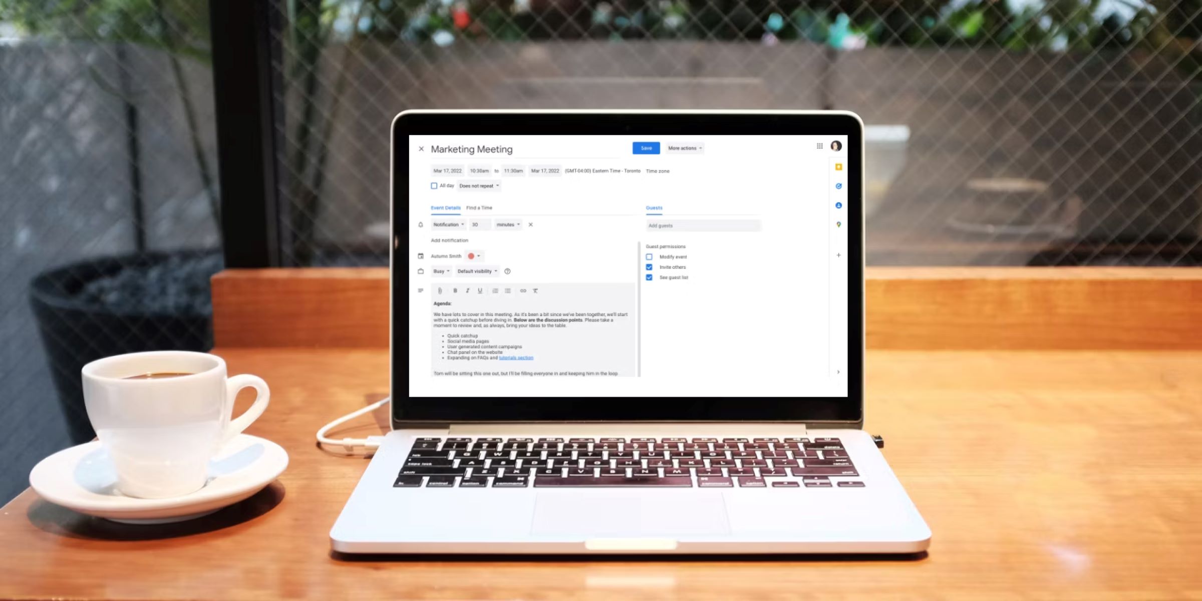 How To Set Up A Meeting In Google Calendar