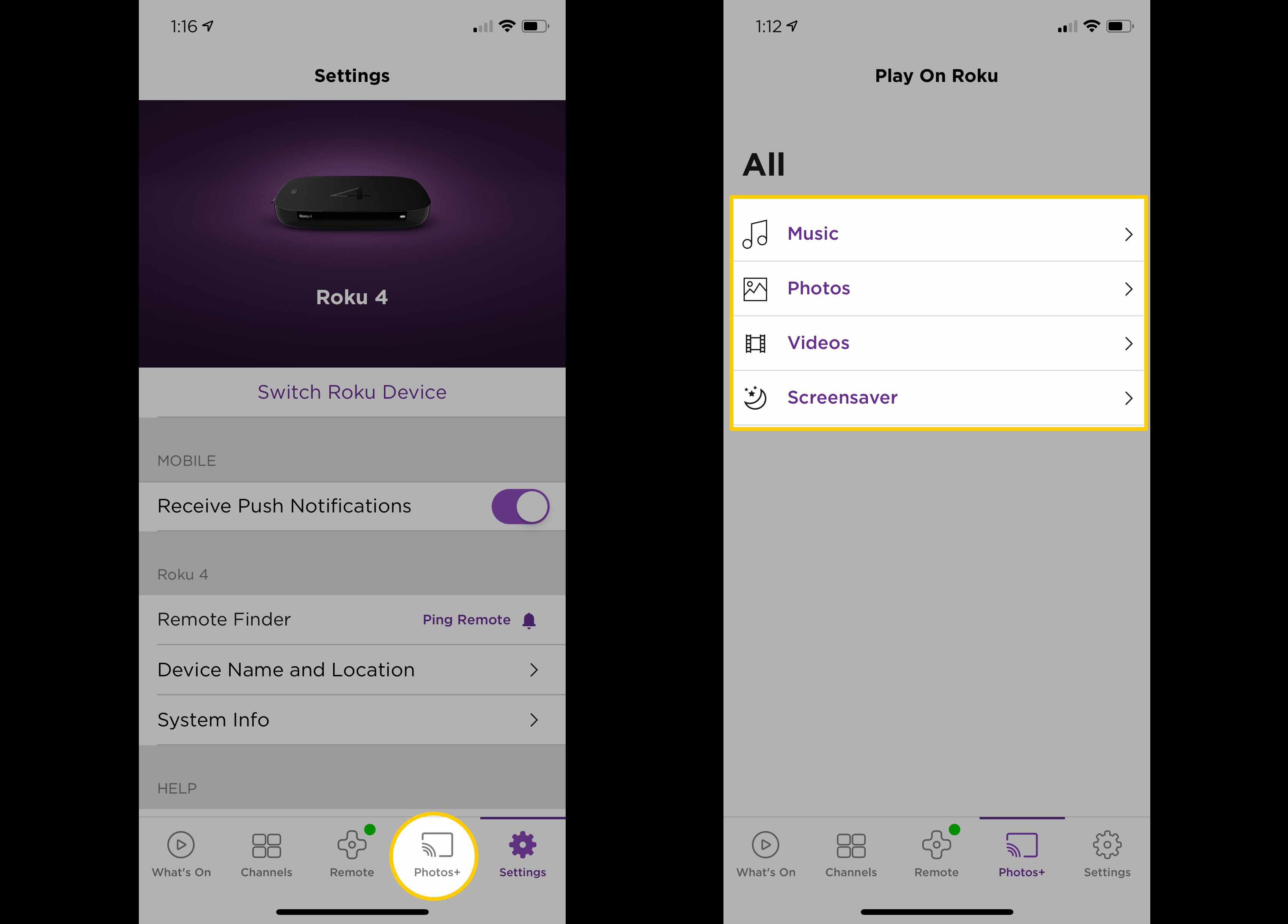 how-to-stream-iphone-to-roku
