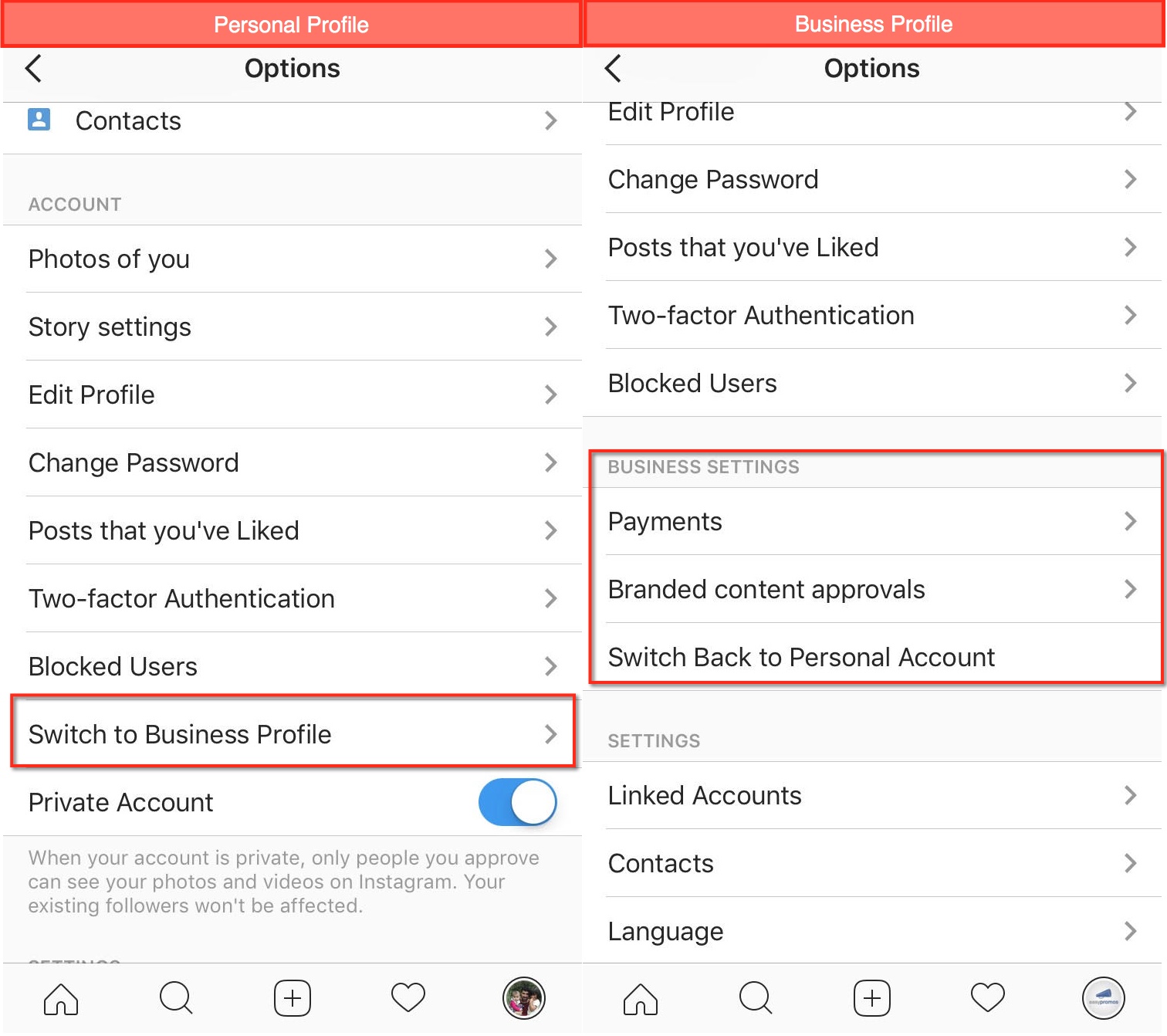 How To Switch Instagram To Personal Account
