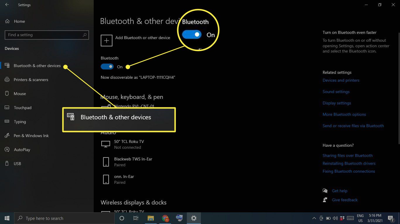 how-to-turn-on-bluetooth-in-windows-10