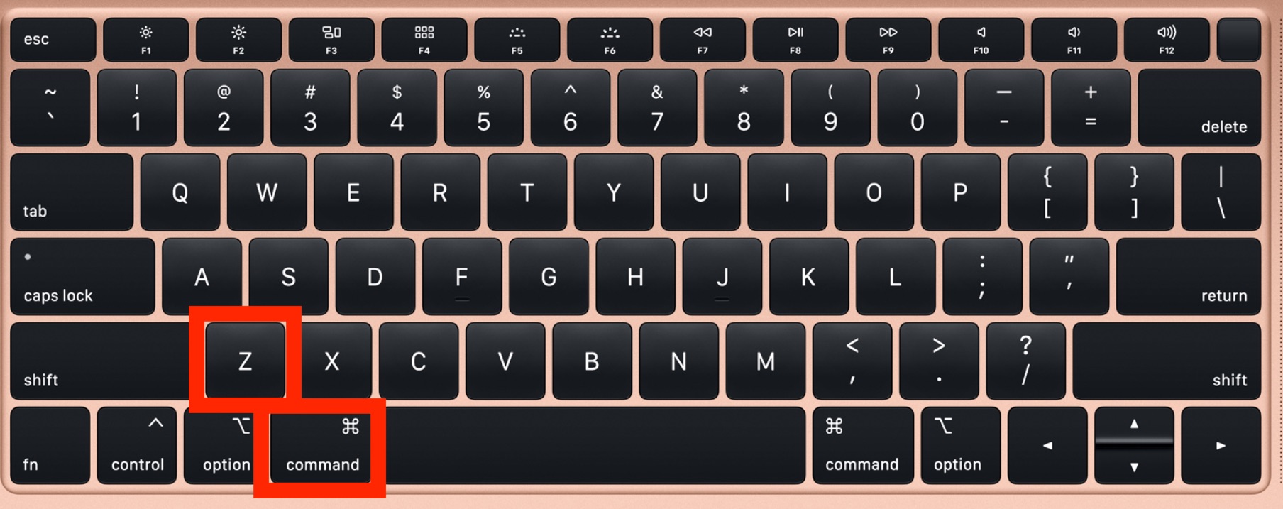 How To Undo On Keyboard Mac