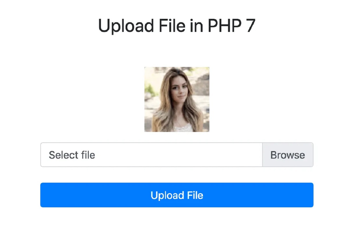 How To Upload File In PHP