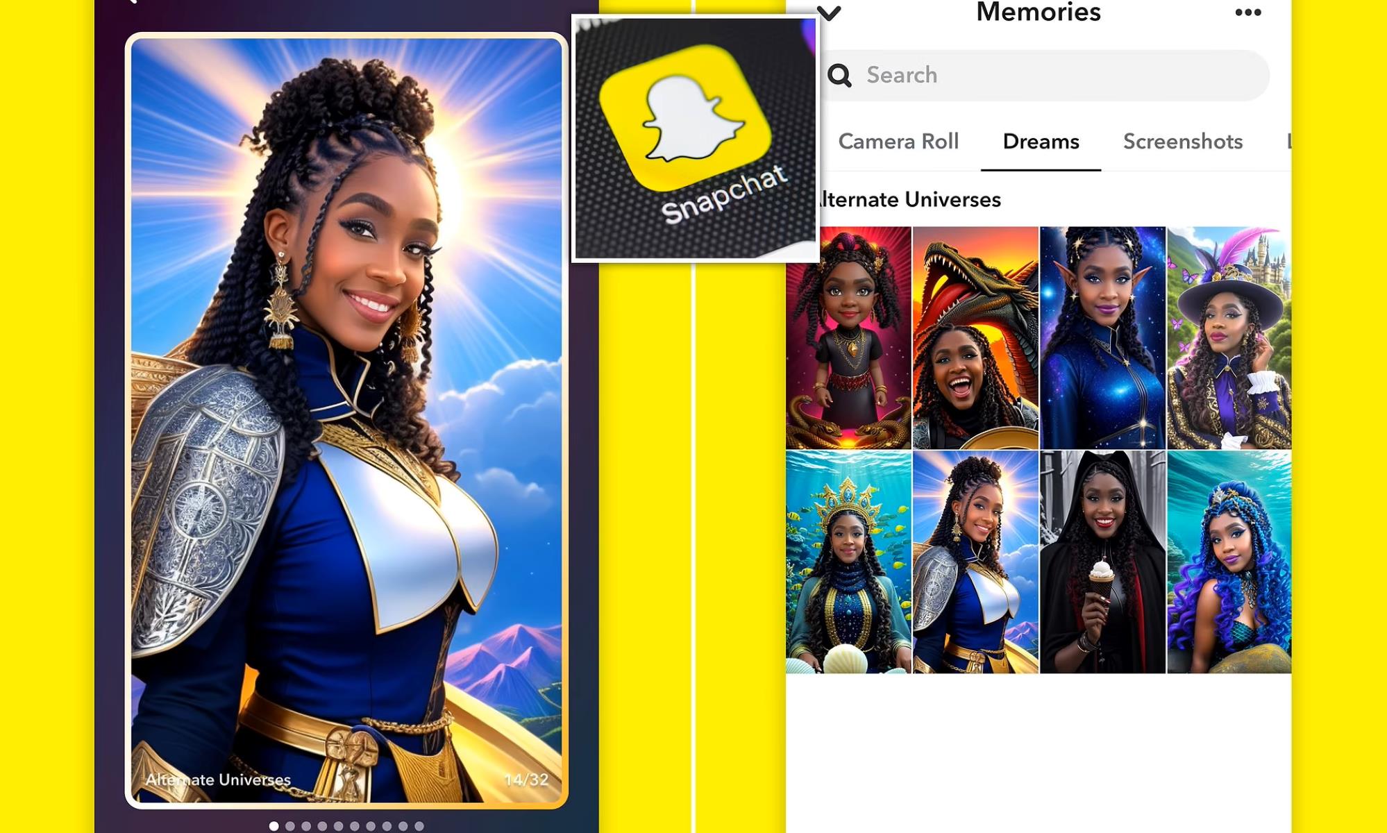 snapchat-launches-ai-selfie-feature-dreams