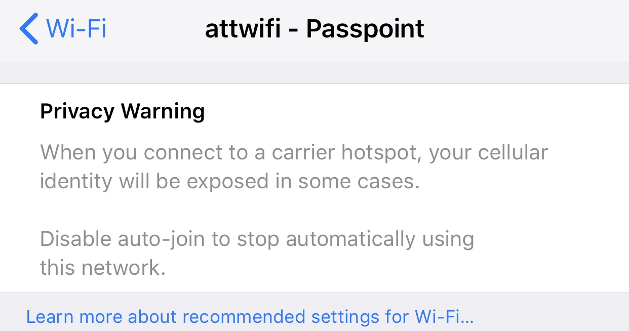 What Is Att Wifi Passpoint