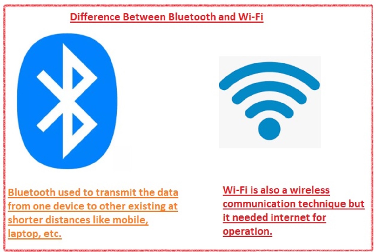 What Is The Difference Between Wifi And Bluetooth